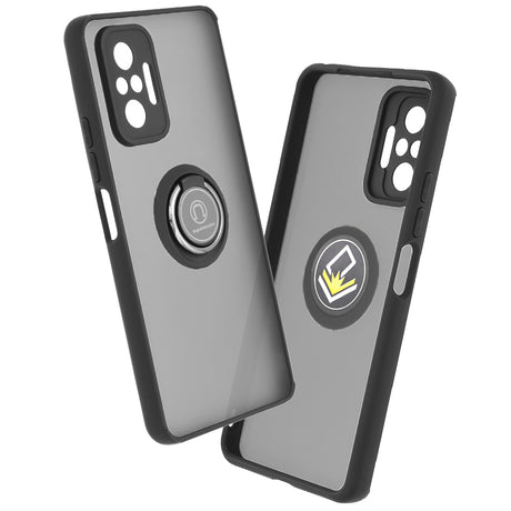 Husa de protectie Techsuit Glinth compatibil cu Xiaomi Redmi Note 10 Pro / Note 10 Pro Max, Negru