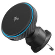 Suport Proove with Wireless Charging Graphite Circle (WHGC15010001), for Air Vent, Qi2, 15W, LED Indicator, Negru