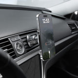 Suport Proove with Wireless Charging Magic Circle (WHMC15020006), for Air Vent, Magnetic, Zinc Alloy, 15W, Argintiu