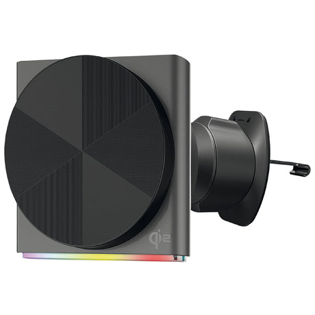 Suport Proove with Wireless Charging Neostorm (WHNS15002003), for Air Vent, Magnetic, Qi2, 15W, RGB, Aluminum, Gri