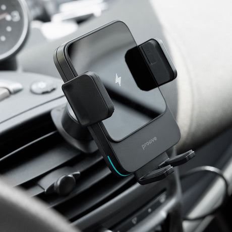 Suport Proove with Wireless Charging Sonic (WHSN15002001), for Air Vent, Secure Attachment, 15W, LED, Universal, Gri