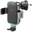 Suport Proove with Wireless Charging Triple Clamp Pro (WHTP15010004), 2in1 Mount, Automatic, LED, Qi2 15W, Metal Grey