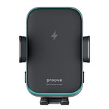 Suport Proove with Wireless Charging Triple Clamp Pro (WHTP15010004), 2in1 Mount, Automatic, LED, Qi2 15W, Metal Grey
