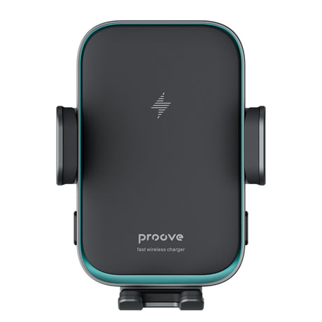 Suport Proove with Wireless Charging Triple Clamp Pro (WHTP15010004), 2in1 Mount, Automatic, LED, Qi2 15W, Metal Grey