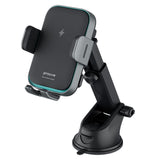 Suport Proove with Wireless Charging Triple Clamp Pro (WHTP15010004), 2in1 Mount, Automatic, LED, Qi2 15W, Metal Grey