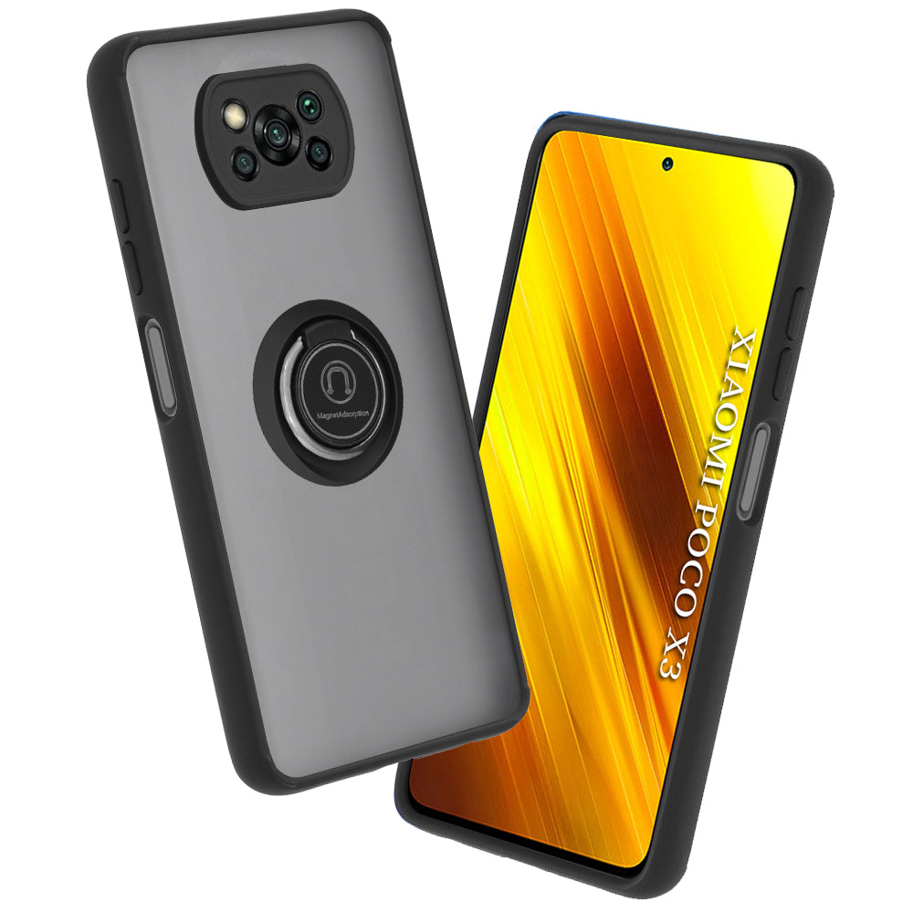 Husa de protectie Techsuit Glinth compatibil cu Xiaomi Poco X3 / Poco X3 NFC / Poco X3 Pro, Negru