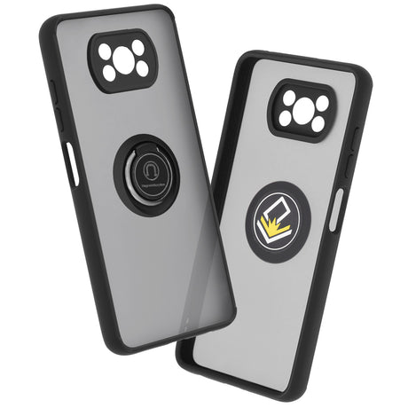 Husa de protectie Techsuit Glinth compatibil cu Xiaomi Poco X3 / Poco X3 NFC / Poco X3 Pro, Negru