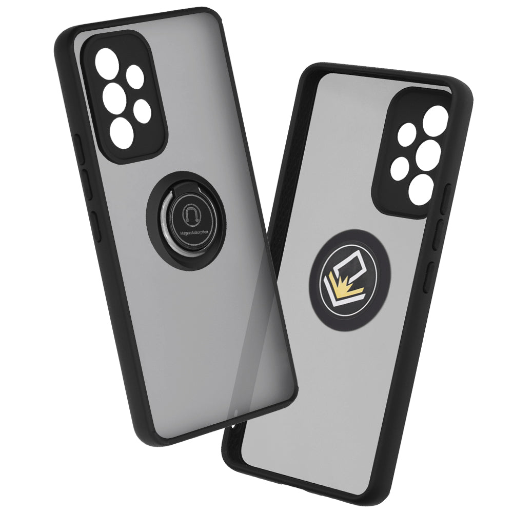 Husa de protectie Techsuit Glinth compatibil cu Samsung Galaxy A52 4G / A52 5G / A52s 5G, Negru
