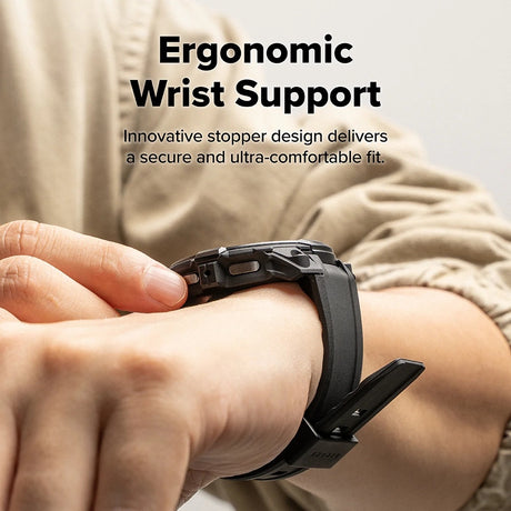 Accesoriu smartwatch Ringke Rugged Gear compatibil cu Samsung Galaxy Watch8 44mm, All Black