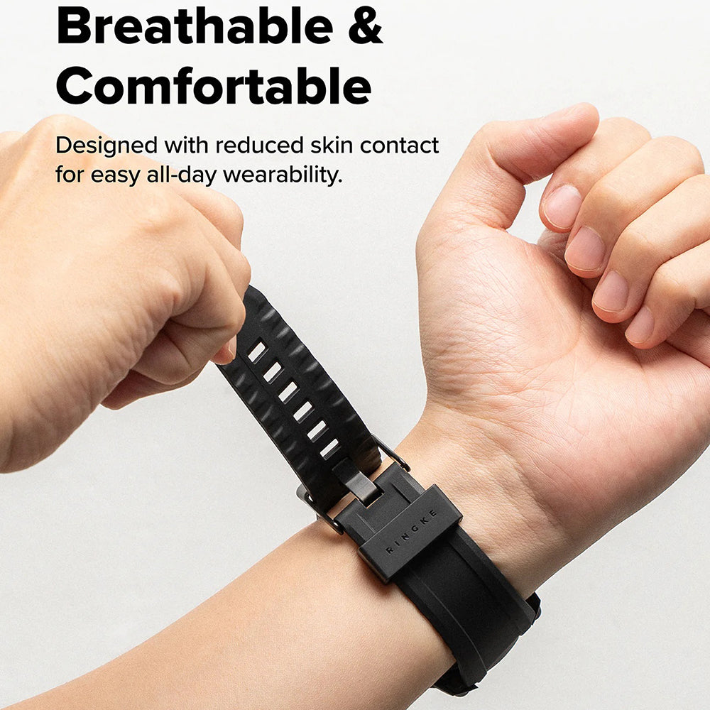 Accesoriu smartwatch Ringke Rugged Gear compatibil cu Samsung Galaxy Watch8 Classic, Negru