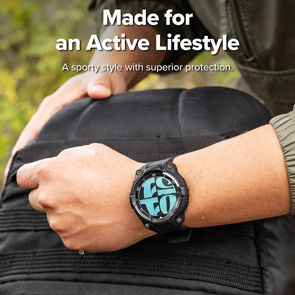 Accesoriu smartwatch Ringke Rugged Gear compatibil cu Samsung Galaxy Watch8 Classic, All Black