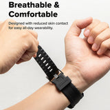 Accesoriu smartwatch Ringke Rugged Gear compatibil cu Samsung Galaxy Watch8 Classic, All Black