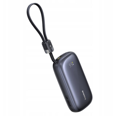 Baterie externa Baseus EnerFill FC21 Qpow 3 Ultra (E0027M00), with Detachable Cable, 20000mAh, 22.5W, USB, USB-C, Negru Cosmic