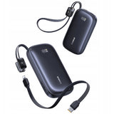 Baterie externa Baseus EnerFill FC21 Qpow 3 Ultra (E0027M00), with Detachable Cable, 20000mAh, 22.5W, USB, USB-C, Negru Cosmic