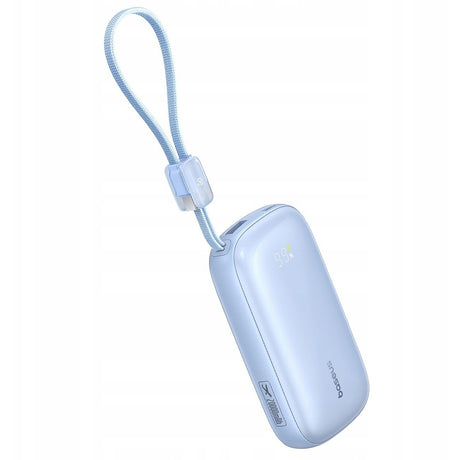 Baterie externa Baseus EnerFill FC21 Qpow 3 Ultra (E0027L03), with Detachable Cable, 10000mAh, 22.5W, USB, USB-C, Galaxy Blue