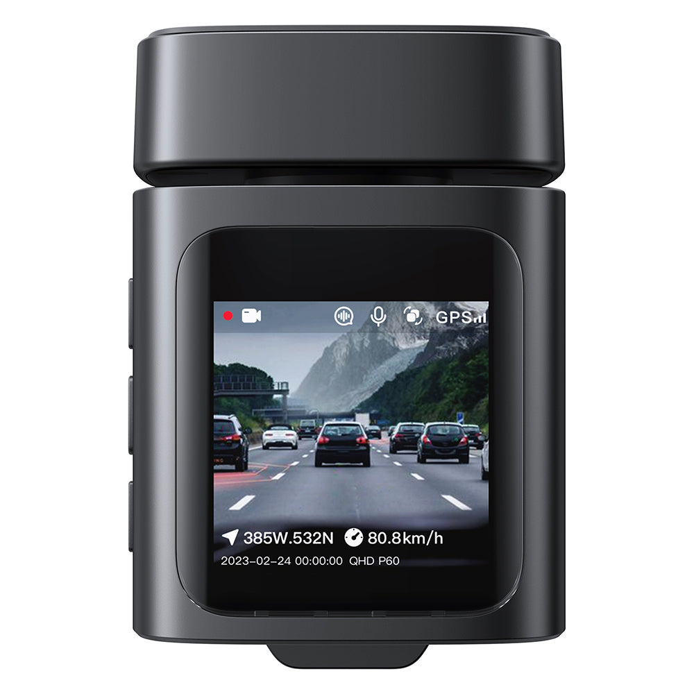 Gadget Baseus Dash Camera PrimeTrip (C10669000123-00), Driving Recorder, Built-In GPS, Night Vision, 3K, Negru Cosmic
