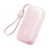 Baterie externa Baseus EnerFill FC21 Qpow 3 Ultra (E0027Q02), Detachable Cable, 10000mAh, 45W, Digital Display, Nebula Pink