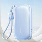 Baterie externa Baseus EnerFill FC21 Qpow 3 Ultra (E0027Q03), with Detachable Cable, 10000mAh, 45W, USB, USB-C, Galaxy Blue