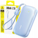 Baterie externa Baseus EnerFill FC21 Qpow 3 Ultra (E0027Q03), with Detachable Cable, 10000mAh, 45W, USB, USB-C, Galaxy Blue