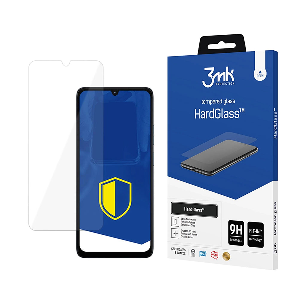 Folie de protectie 3mk HardGlass compatibil cu Motorola Moto G06 / Moto G06 Power, Transparent