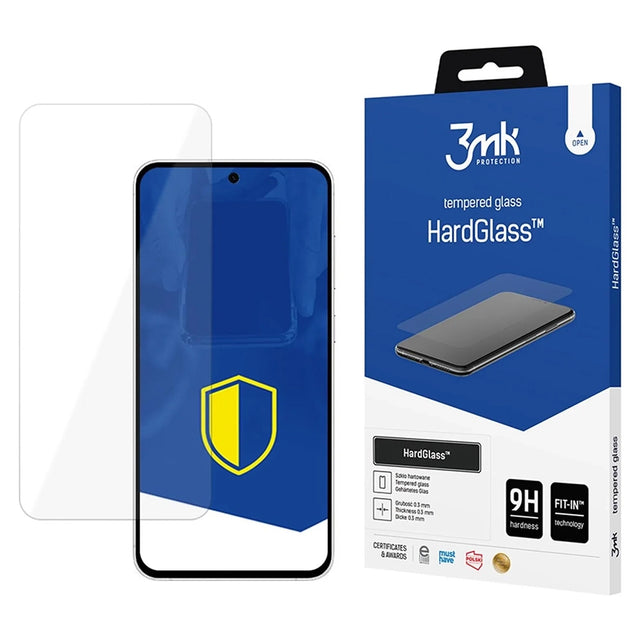 Folie de protectie 3mk HardGlass compatibil cu Samsung Galaxy S25 FE, Transparent
