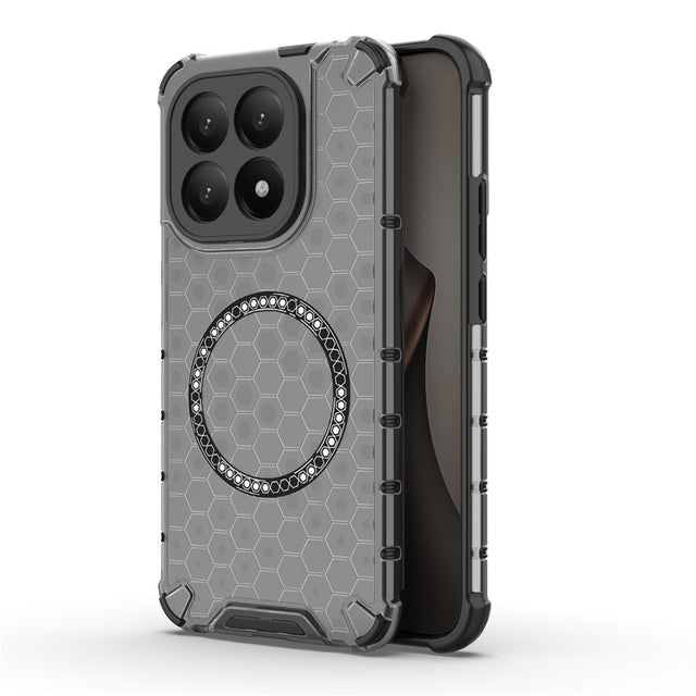 Husa de protectie Techsuit HoneyComb Shield MagSafe compatibil cu Xiaomi 15T, Negru