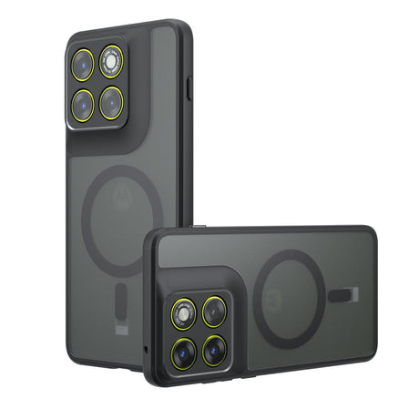 Husa de protectie Techsuit PureFrost MagSafe compatibil cu Motorola Edge 70, Negru Mat