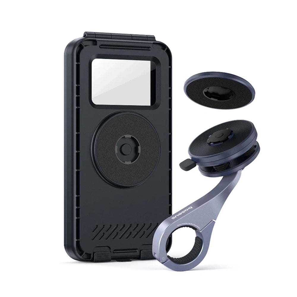 Suport Baseus Bike Phone PrimeTrip VB1 (C0013D00), Magnetic, Aluminium Alloy, Negru