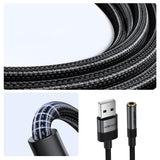 Adaptor Acefast Audio Adapter (J13), USB Male to Jack 3.5mm Female, Plug & Play, High-fidelity Sound, No Delay, 15cm, Negru