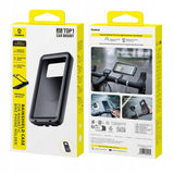 Suport Baseus Waterproof Case PrimeTrip VB1 RainShield (C0013D01), for Magnetic Bike Holder, 360° Cover, Adjustable, 6.9", Negru