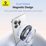 Suport Baseus MagPro 3 (Z0004800), Magnetic, Dual-Ring, Negru Cosmic