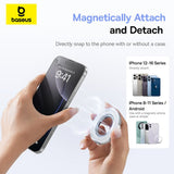Suport Baseus MagPro 3 (Z0004803), Magnetic, Dual-Ring, Alb Stelar Off-White