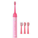 Bitvae Electric Toothbrush (BVK7S), Sonic, for Kids, 3 Smart Modes, with App, 3 Tips Set, Pressure Sensor, IPX7, Roz
