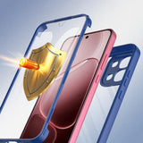 Folie de protectie Techsuit ColorVerse 360 Series + compatibil cu Oppo A6 Pro 4G / A6 Pro 5G, Albastru