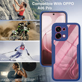Folie de protectie Techsuit ColorVerse 360 Series + compatibil cu Oppo A6 Pro 4G / A6 Pro 5G, Albastru