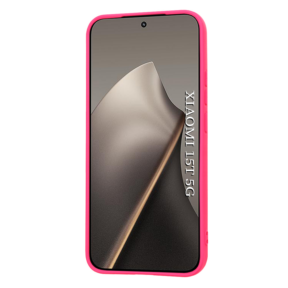 Husa de protectie Techsuit SoftFlex compatibil cu Xiaomi 15T, Roz Intens