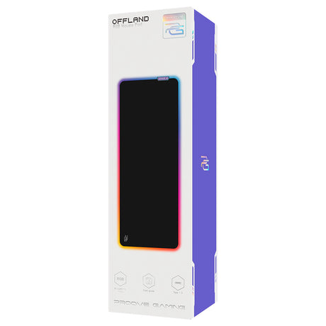 Tastatura/Mouse Proove Mouse Pad Offland (MPOF00022401), for Gaming, USB to USB-C, RGB-backlit, Slim, Flexible, 800x300x4mm, 1.8m, Negru