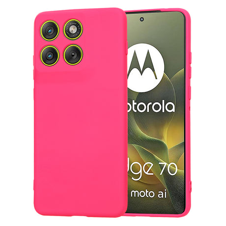 Husa de protectie Techsuit SoftFlex compatibil cu Motorola Edge 70, Roz Intens
