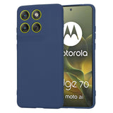 Husa de protectie Techsuit SoftFlex compatibil cu Motorola Edge 70, Bleumarin