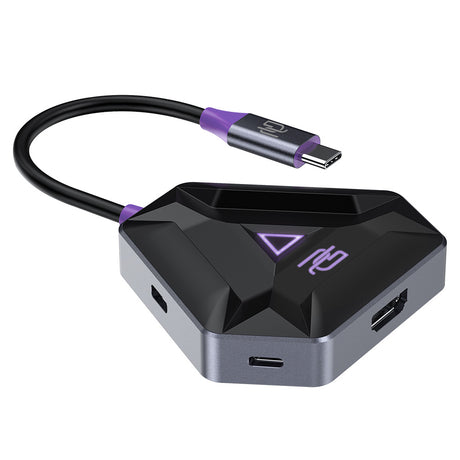 Hub/Dock Proove Docking Station Gaming Spectre 5in1 (HBPG10221205), Type-C to 2x USB 3.0, Type-C, HDMI, PD100W, Gri Inchis