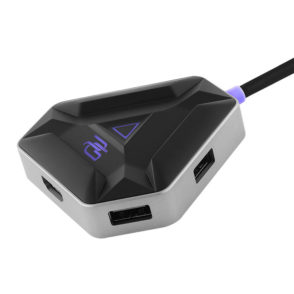 Hub/Dock Proove Docking Station Gaming Spectre 5in1 (HBPG10221205), Type-C to 2x USB 3.0, Type-C, HDMI, PD100W, Gri Inchis