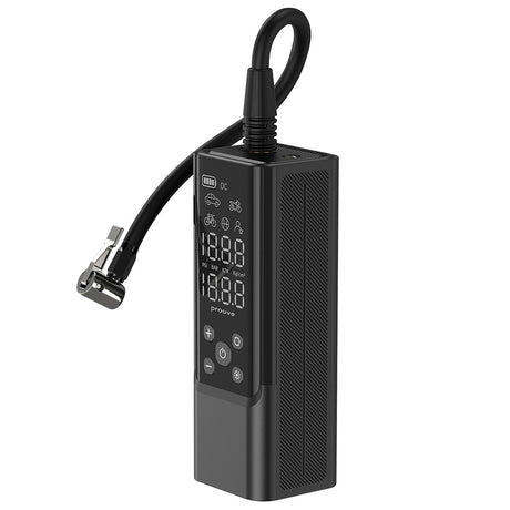 Gadget Proove Car Pump Assistant Pro (PPAP80010901), Portable Compressor, with Digital Display, LED Flashlight, 120W, Negru