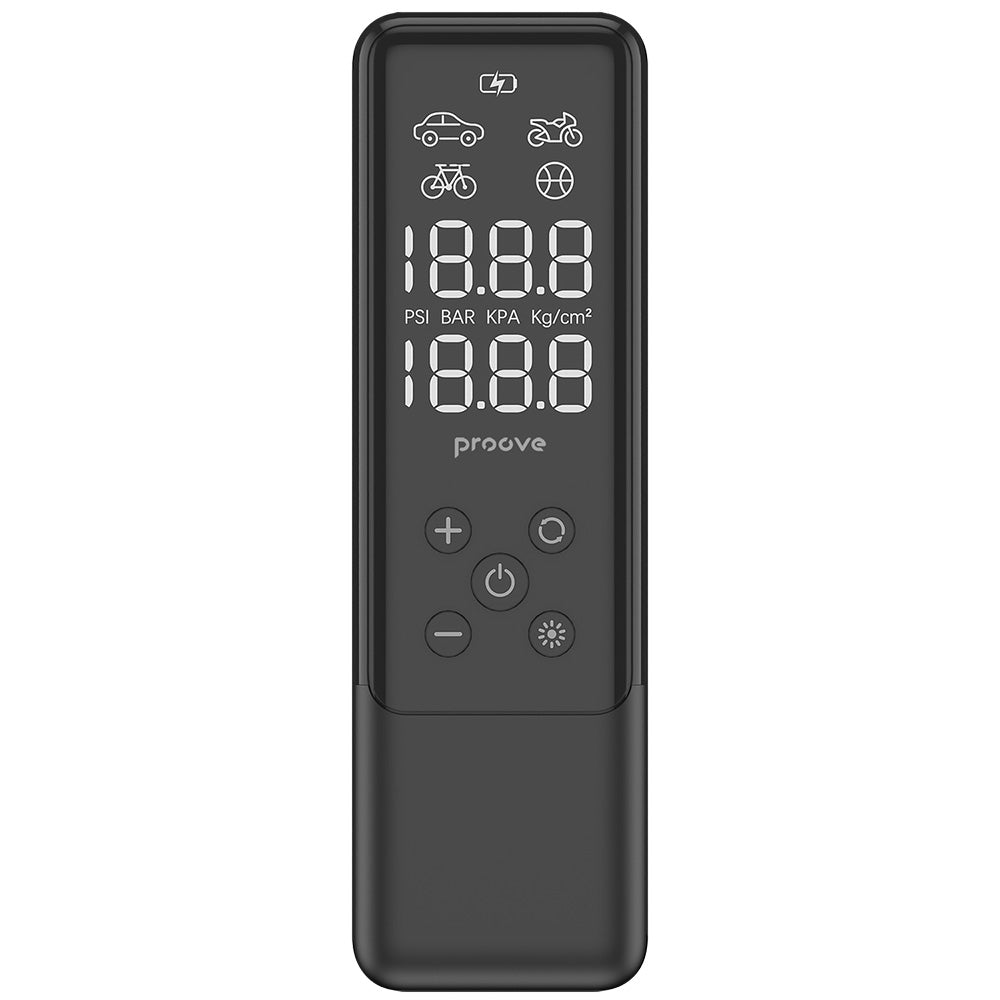 Gadget Proove Car Pump Assistant Mini (PPAM85010901), Portable Compressor, Digital Display, for Cigarette Lighter, 85W, Negru