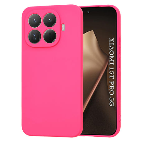 Husa de protectie Techsuit SoftFlex compatibil cu Xiaomi 15T Pro, Roz Intens