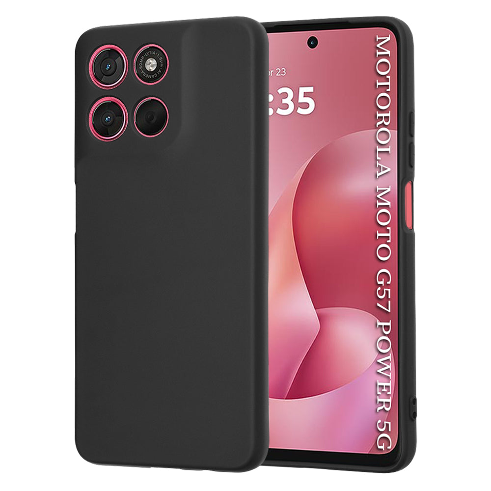 Husa de protectie Techsuit SoftFlex compatibil cu Motorola Moto G57 Power / G67 Power, Negru