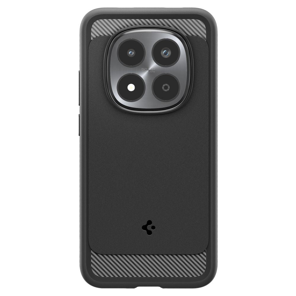 Husa de protectie Spigen Rugged Armor (ACS10460) compatibil cu Xiaomi Redmi Note 15 Pro 5G, Negru Mat