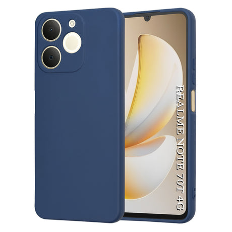 Husa de protectie Techsuit SoftFlex compatibil cu Realme Note 70T, Bleumarin
