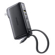Baterie externa Baseus Nomos NT11 Omni (P10078807123-00), With USB-C Cable, 10000mAh, 67W, Digital Display, Negru Cosmic