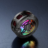 Accesoriu gaming Yesido Phone Cooler (C226), Semiconductor, Magnetic, Universal, Fast Cooling, with RGB, Digital Display, Gri