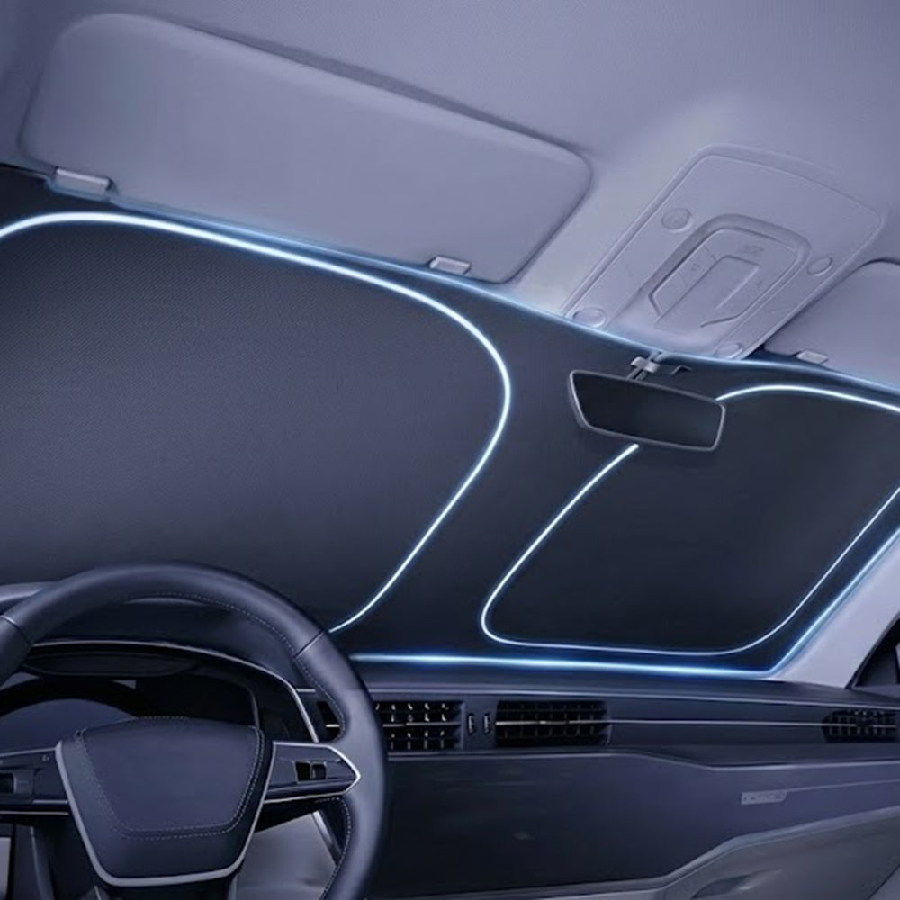 Gadget Baseus Windshield Sun GoTrip DT1 (C0118200), UPF2000+, 99.95% UV Blocking Rate, 80 x 150cm, Negru